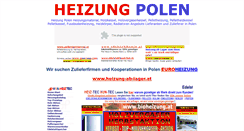 Desktop Screenshot of heizung.pl